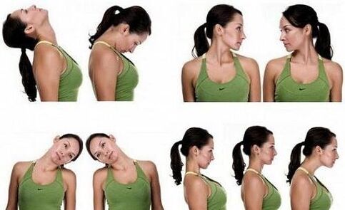 Gymnastics to the neck with osteochondrosis